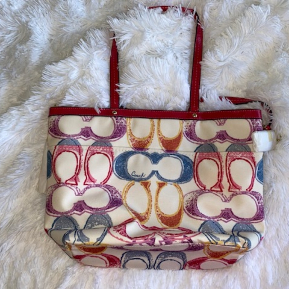 Multicolor Coach Purse - Picture 2 of 3